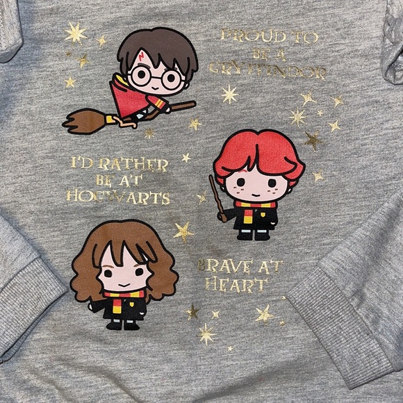 EUC Wizarding World of Harry Potter Grey Sweatshirt - Picture 2 of 6